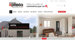 Desktop Screenshot of maisons-kerbea.fr