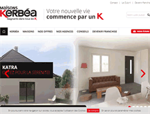 Tablet Screenshot of maisons-kerbea.fr